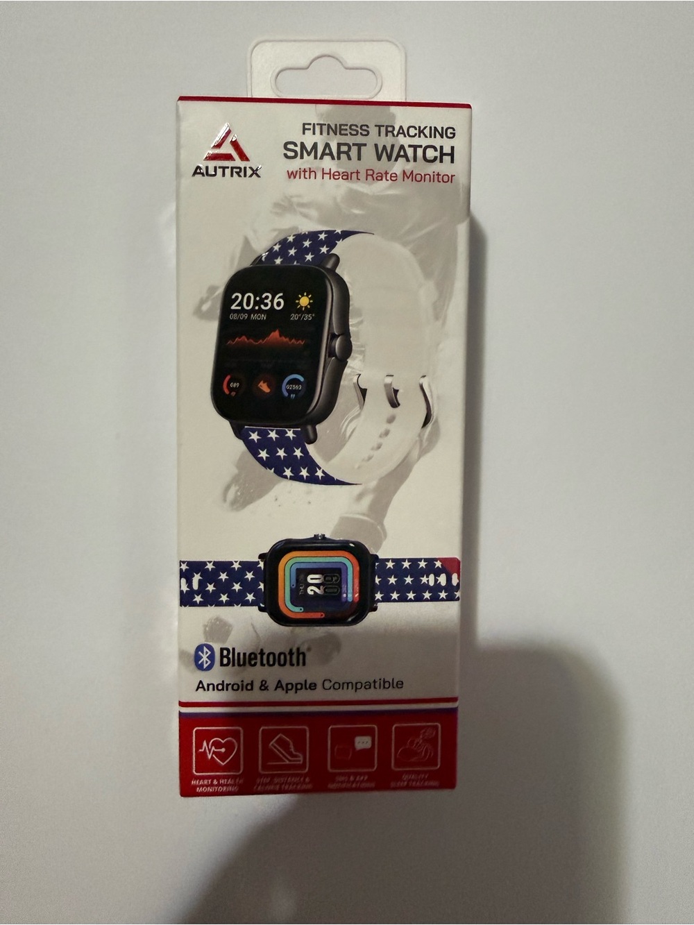 Fitness Tracking Smart Watch with Heart Rate Monitor